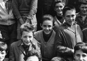 1954-55, quelques élèves de 5ème bleue