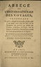 Abrégé de l'Histoire des voyages